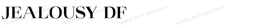 Jealousy DF字体转换